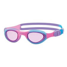 Image of Zoggs Little Super Seal Kids Goggles - Pink / Purple / Pink tint