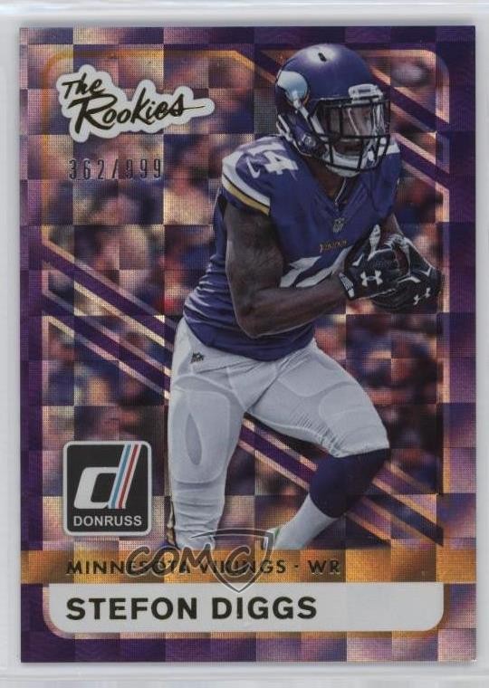 2015 Panini Donruss The Rookies 362/999 Stefon Diggs #21 RC 10j2