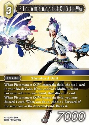 Near Mint FFTCG Pictomancer (XIV) - 27-067C Journey of Discovery Final Fantasy T