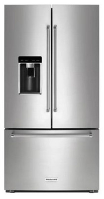 KitchenAid 23.8 cu. ft. Counter Depth French Door Refrigerator - KRFC704FPS
