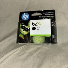Genuine HP 62XL Black Ink Cartridge C2P05AN High Yield OEM Sealed