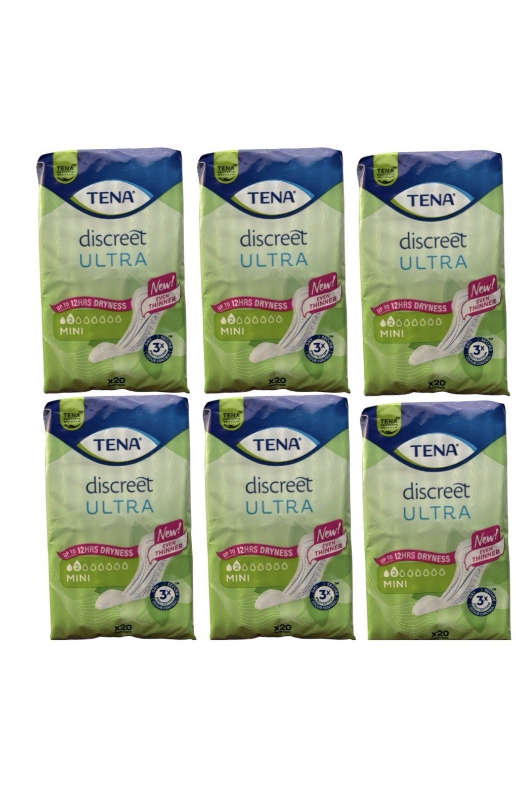 TENA Discreet Pad Mini pads 20 Pack Bladder Leak Protection Absorbent Pads - Image 8
