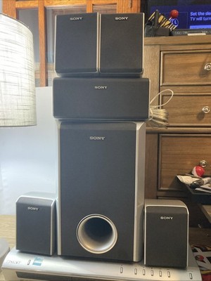 Sony DAV-DZ100 5.1 Channel Home Theater System DVD Tested Works