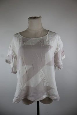 MAX&CO DAMEN SHIRT GR. L WOMAN CASUAL VINTAGE T-SHIRT KURZARM POLYESTER