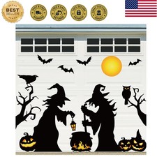 17Pcs Halloween Witch Garage Decoration Magnet Stickers