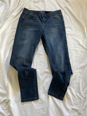 DEMOCRACY ''Ab'' Solution Jeans Womens Mid Rise Skinny 10
