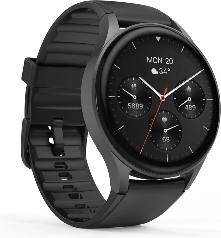 Hama Smartwatch 8900 – Montre Connectée Noire avec Fonction Téléphone, GPS, Écra - Photo 4/4