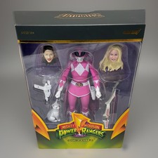 Super7 Power Rangers Ultimates Pink Ranger Action Figure W Slip Cover - NEW