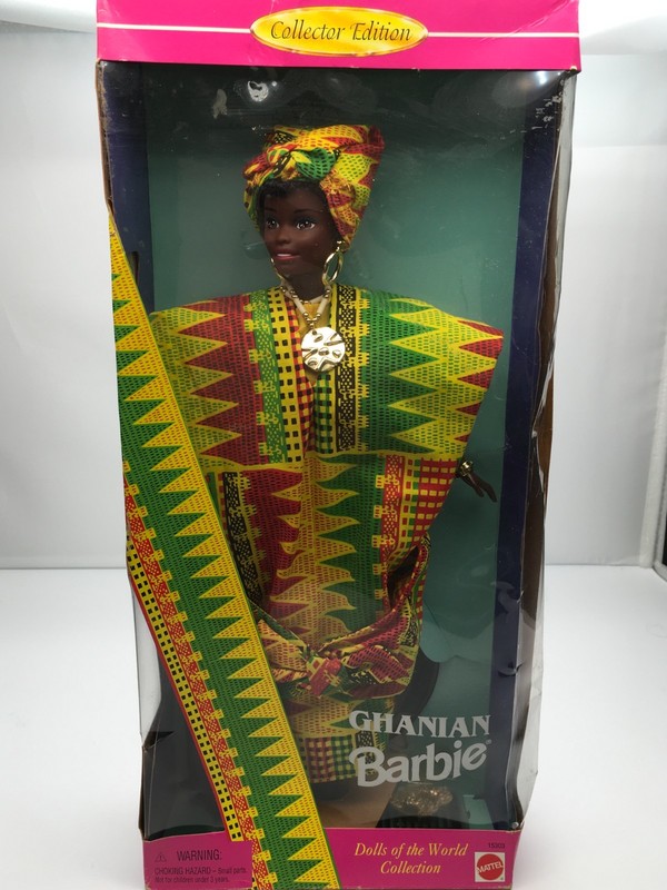 Mattel Barbie Dolls of the World Ghanian Collector Edition 1996 12in Doll