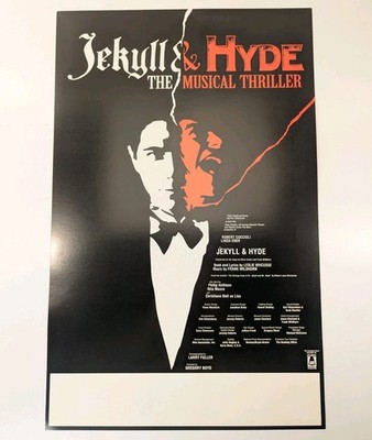 Jekyll And Hyde The Musical Thriller Broadway Poster Window Lobby