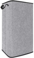 Laundry Hamper 100L Extra Large Tall Basket with Sturdy Handles - Foldable
