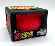 Schylling NEEDOH - Cool Cats PINK - Cat Stress Relief Squishy Toy