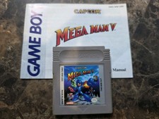 Authentic MEGA MAN V / 5 + Manual,  Nintendo Game Boy Gameboy , Capcom Authentic