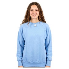 VTG Deadstock 80s Healthknit Blue Sweatshirt Girls L   Workwear Americana