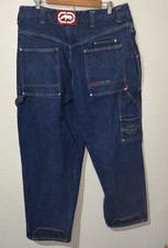 Vintage Y2K Ecko Unltd Baggy Carpenter Jeans Mens 38 Fits 36 Wide Leg Skater