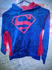 Superman Brand Comic Pullover Sweatshirt Youth Size 10-12