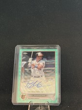 2022 Topps Chrome Trey Mancini Auqa Wave Refractor Auto /199