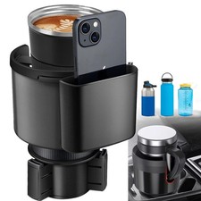 Car Bottle Mug Cup Holder Expander Adapter Drink Universal Console Phone Mount