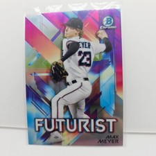 Max Meyer 2021 Bowman Chrome Futurist Baseball Card