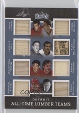 2016 Leaf Lumber Kings Platinum 1/4 Gordie Howe Norm Ullman Ted Lindsay HOF 0c3
