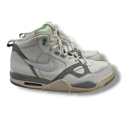 Nike Air Flight 2013 Mid Sneakers Mens 13 White Stadium Grey 579961-101