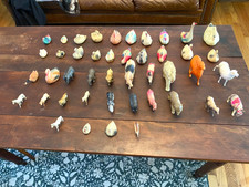 Lot of (44) Small Celluloid Animal Figurines ; Japan/US  1950's