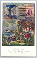 #724 William Penn Maxi Card