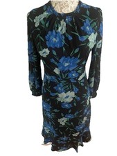 NWT J Crew Long Sleeve Midi Floral Dress Sz 12