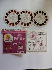 Vintage 1978 GAF View-Master Cartoon Favorites: Pink Panther 3 Reel Set