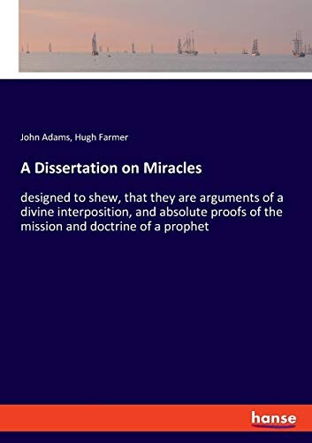 A Dissertation on Miracles.New 9783337780500 Fast Free Shipping<|