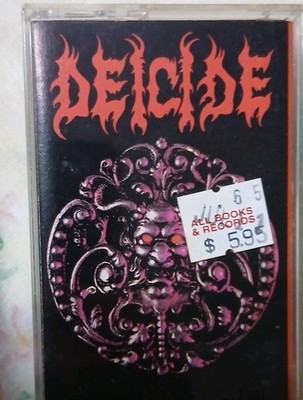(No Tape) Deicide - Self Titled Debut 1990 Cassette J-Card Insert & Case ONLY