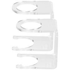 Bat Display for Home Transparent Baseball Holder Plastic Support Stand