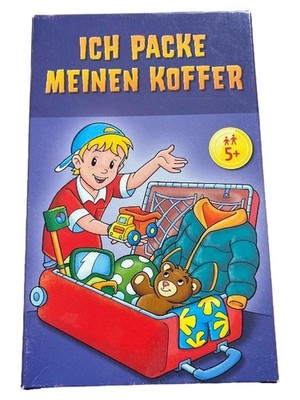 Ich packe meinen Koffer Gedächtnisspiel Kinderspiel ab 5 Jahre Janssen Kids