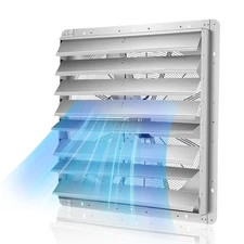 VEVOR 36 in Shutter Exhaust Fan Wall Mount 11000 CFM for Shed