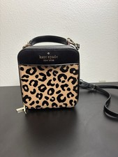  Kate Spade Daisy Graphic Leopard Vanity Crossbody