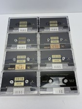 Maxell XLII-S 90 Cassette Tape Lot 8 Made in Japan Type II High Bias Audiophile