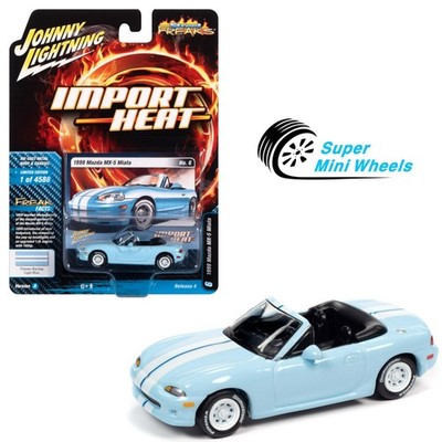 Johnny Lightning 1:64 1999 Mazda MX-5 Miata Light Blue