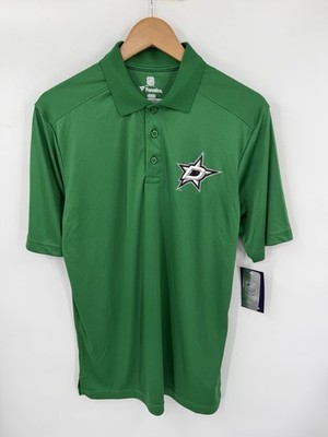NEW Dallas Stars NHL Authentic Pro Fanatics Men s Polo Shirt Green Size Medium