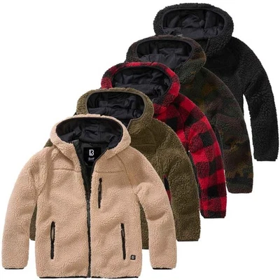 Brandit Kinder Teddyfleece Jacke Kids Übergangsjacke Outdoor Winter Fleecejacke - Bild 1 von 2