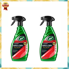  2 Pack  Turtle Wax Quick and Easy 1-Step Wax and Dry Spray Wax, 26 oz - NEW