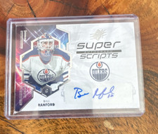 Upper Deck SPx Super Scripts Bill Ranford Autograph Edmonton Oilers #SS-RA