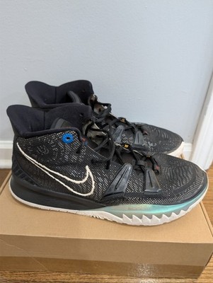Nike Kyrie 7 ''Brooklyn''  shoes black, off-noir, chile-red, and white