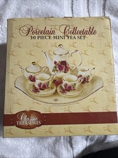 Vintage Porcelain Mini Tea Set 10 Piece