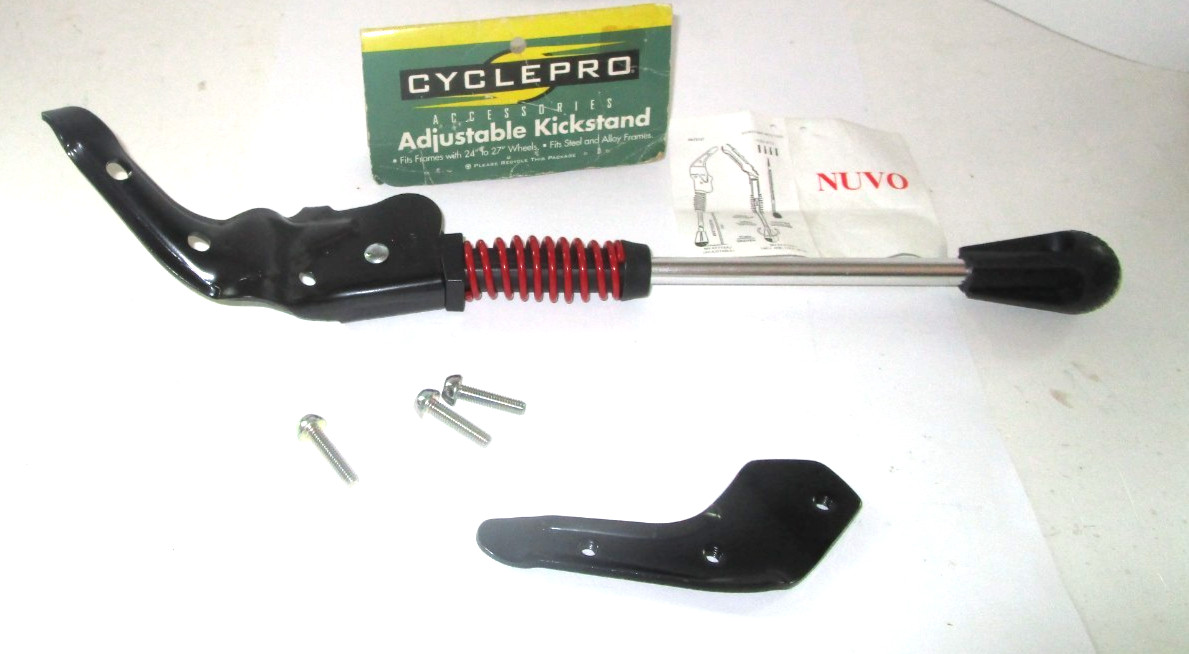 Usa Cyclepro Adjustable Kickstand Fits 24" 27" Wheels 1997 Nos