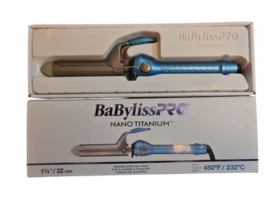 BaBylissPRO Nano Titanium Curling Iron 1¼''  32mm 450°F | OPEN BOX |Pro Hair Tool