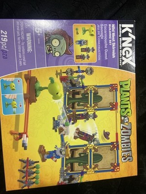 K'NEX Plants vs Zombies Wild West Skirmish Building HTF RARE Blocks Open Box 