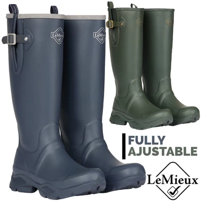 LEMIEUX Ladies Neoprene Wellington Muck Waterproof Mucker Boots Wellies Walking Hunting