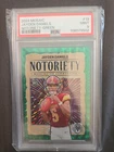 Jayden Daniels PSA 9 2024 Mosaic Prism Notoriety - Green Rookie