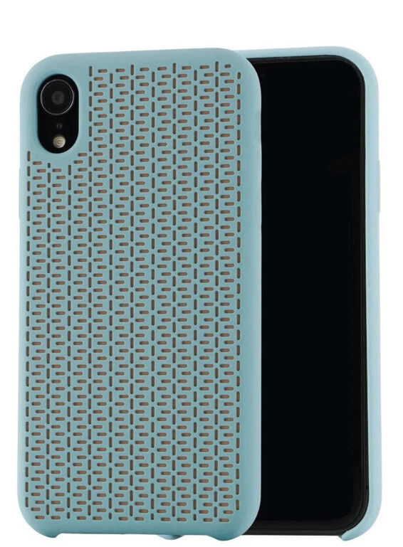 Blackweb IPhone XR Sky Blue Soft Touch Silicone Phone Case New - Image 2 of 4