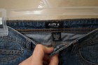 Allen B by Allen Schwartz size 4 cotton blue jeans for women stamped pattern — photo 3